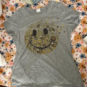 Happy Face Gray T-shirt